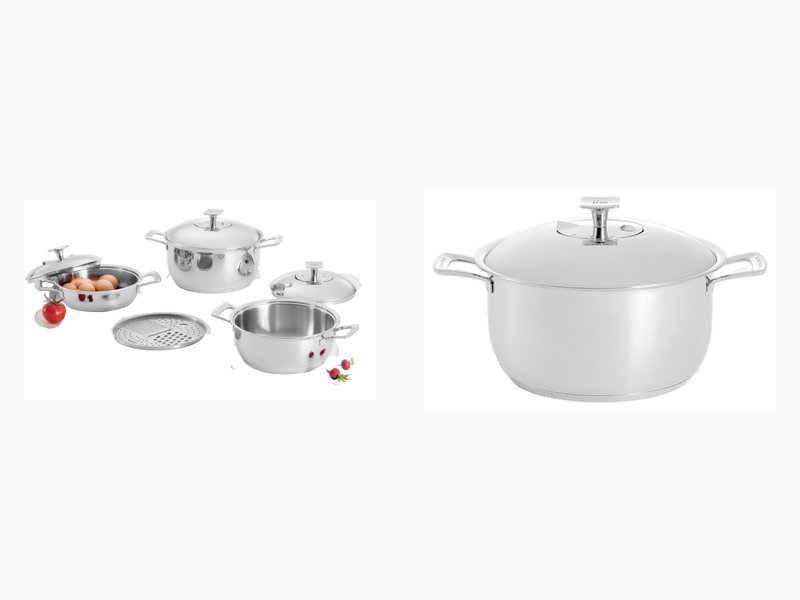 Combo: Juego Chef II (7 pzs) + Asador 6 L