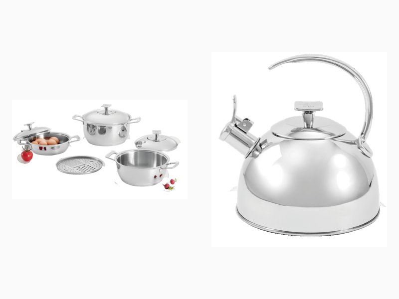 Combo: Juego Chef II (7 pzs) + Tetera con Infusor