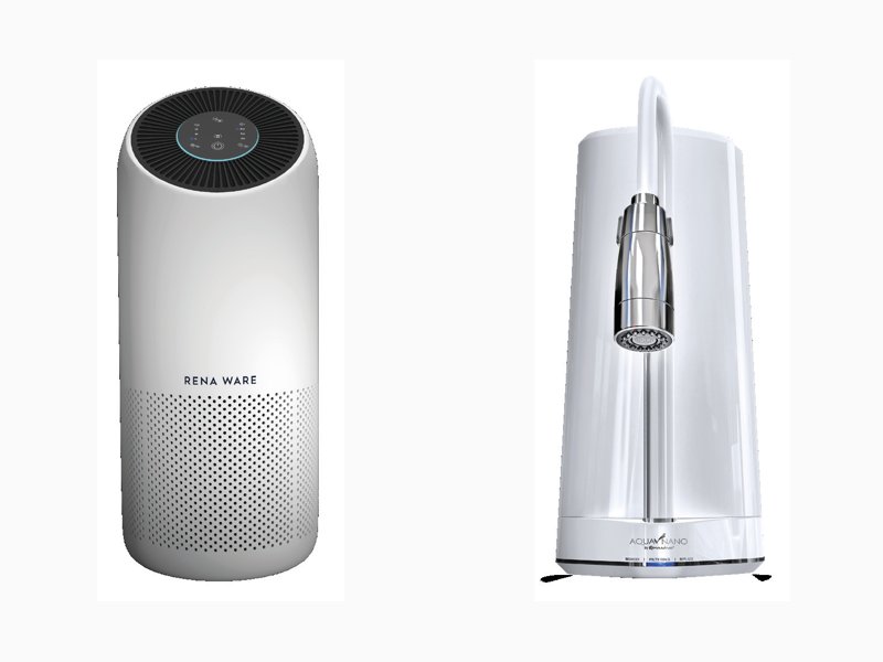 Combo: Purificador de Aire AeroQuattro+ UV + Aqua Nano CTU-500