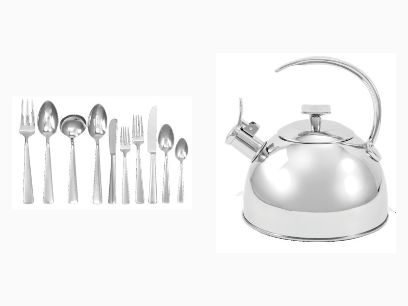 Combo: 2 Cubiertos Élite (35 pzs c/u) + Tetera con Infusor