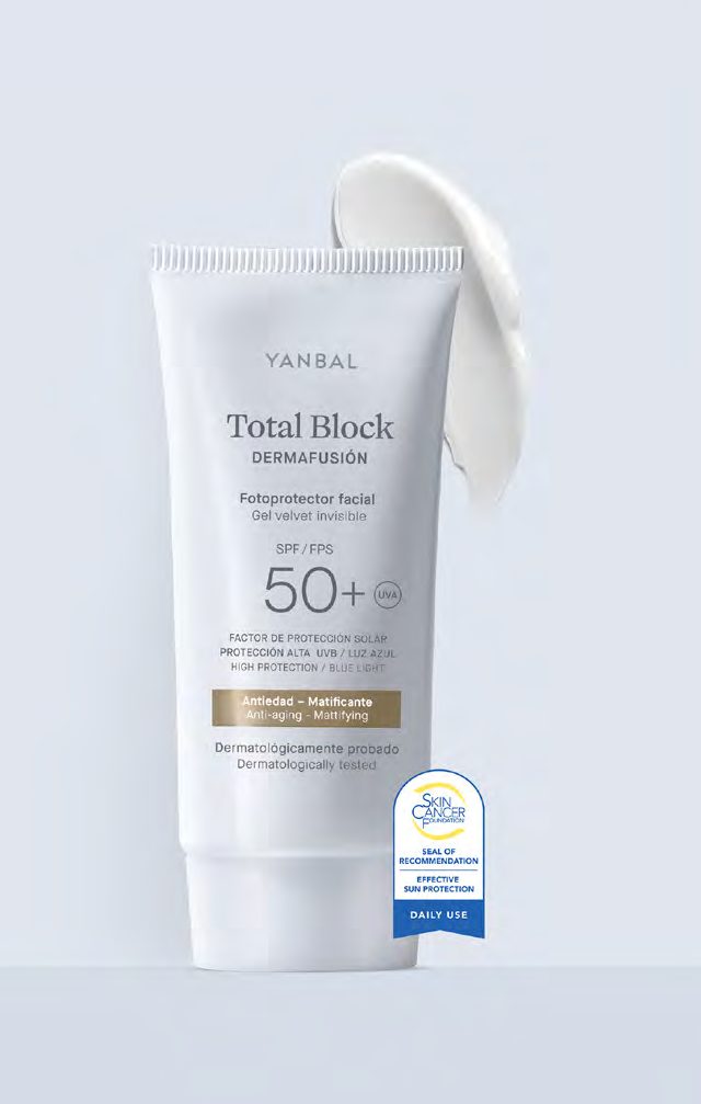 Total Block Dermafusión Gel Velvet SPF 50+